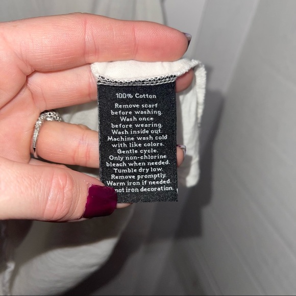 ROCK & REPUBLIC Ivory Tank M - Picture 6 of 6